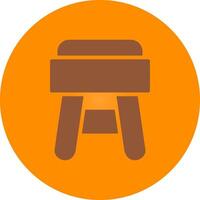 Hocker kreatives Icon-Design vektor