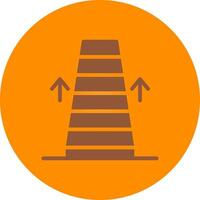 Rolltreppe kreatives Icon-Design vektor