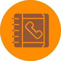 Telefonbuch kreatives Icon-Design vektor