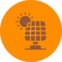 Solarpanel kreatives Icon-Design vektor