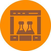 Chemie kreatives Icon-Design vektor