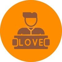 liebe kreatives Icon-Design vektor