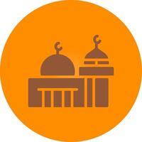 Moschee kreatives Icon-Design vektor