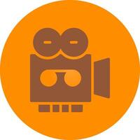 Videokamera kreatives Icon-Design vektor