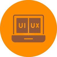 ui ux kreativ Symbol Design vektor