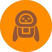 Roboter kreatives Icon-Design vektor