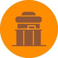 Food Stand kreatives Icon-Design vektor