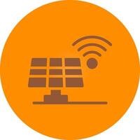 Solarpanel kreatives Icon-Design vektor