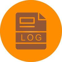 Log kreatives Icon-Design vektor