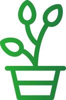 Pflanzen kreatives Icon-Design vektor