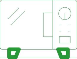 linje grön lutning design vektor