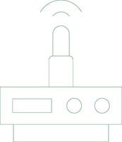 WLAN-Router kreatives Icon-Design vektor