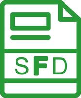 sfd kreativ Symbol Design vektor