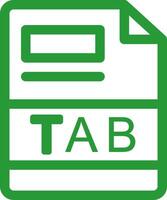 Tab kreativ Symbol Design vektor