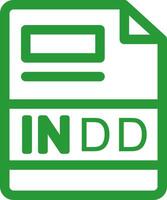 indd kreativ Symbol Design vektor