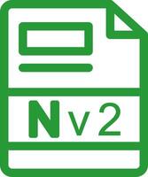 nv2 kreativ Symbol Design vektor