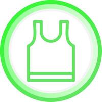 Tanktop kreatives Icon-Design vektor