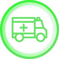 Krankenwagen kreatives Icon-Design vektor