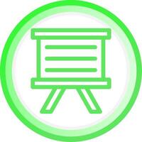 Whiteboard kreatives Icon-Design vektor