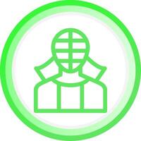 Kendo kreatives Icon-Design vektor