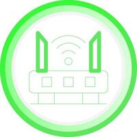 Router kreatives Icon-Design vektor