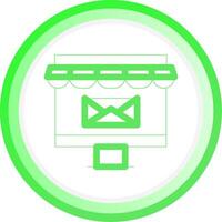 E-Mail kreatives Icon-Design vektor