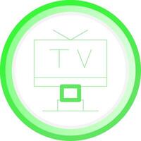 TV-kreatives Icon-Design vektor