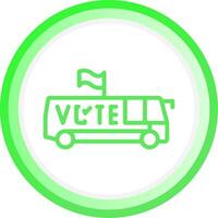 Bus kreatives Icon-Design vektor