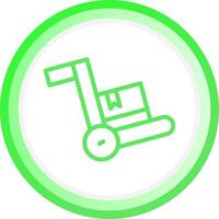 Trolley kreatives Icon-Design vektor