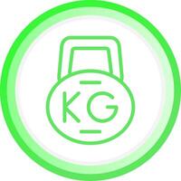 Kettlebell kreatives Icon-Design vektor