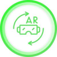 vr Brille kreativ Symbol Design vektor