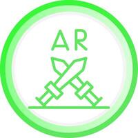 ar Kampf kreativ Symbol Design vektor