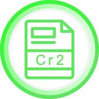 cr2 kreativ Symbol Design vektor