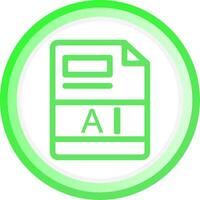 ai kreatives Icon-Design vektor