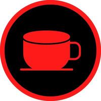 Kaffeetasse kreatives Icon-Design vektor