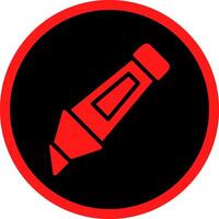 Textmarker kreatives Icon-Design vektor