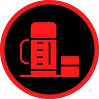 Thermos kreatives Icon-Design vektor