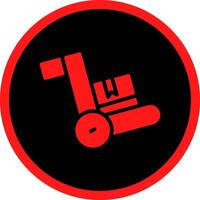 Trolley kreatives Icon-Design vektor