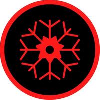 Schneeflocke kreatives Icon-Design vektor