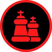 Schach kreatives Icon-Design vektor