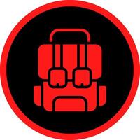 Rucksack kreatives Icon-Design vektor