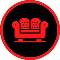 Couch kreatives Icon-Design vektor