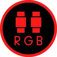 RGB-kreatives Icon-Design vektor