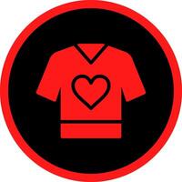 Shirt kreatives Icon-Design vektor