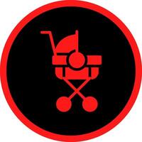 Kinderwagen kreativ Symbol Design vektor