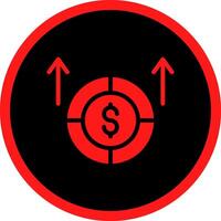 Cashflow kreatives Icon-Design vektor