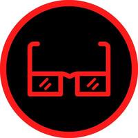 Brille kreatives Icon-Design vektor