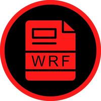 wrf kreativ ikon design vektor