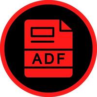 adf kreativ ikon design vektor