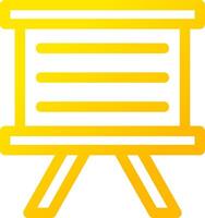 Whiteboard kreatives Icon-Design vektor